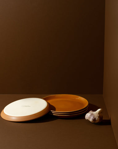 Stoneware Flat Dessert Plate | Epa 7.9"