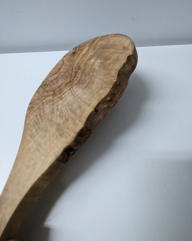 As Is - Natural Olive Wood Cheese Board | Organic Shape with Handle